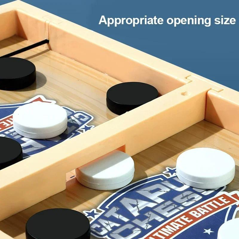 IYUEQIANLI Slingshot Puck Spiel Brettspiel für 7-12 Jahre - Bild 2