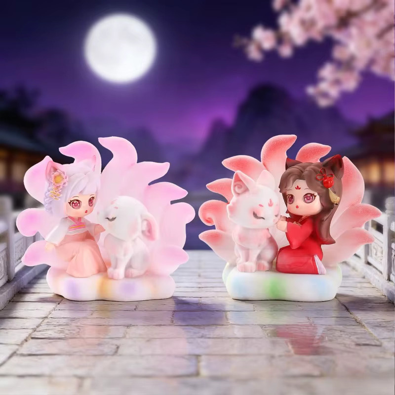 Potdemiel Die Wise Fox Serie Blind Box, Neun-Schwänziger Fuchs, Einzelfigur - Bild 2
