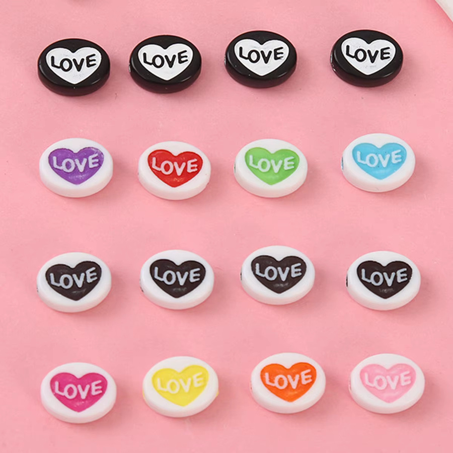 QYWCTZ Perle, Pfirsichherz-Stil, Bunt, 12 mm, Unisex - Bild 2