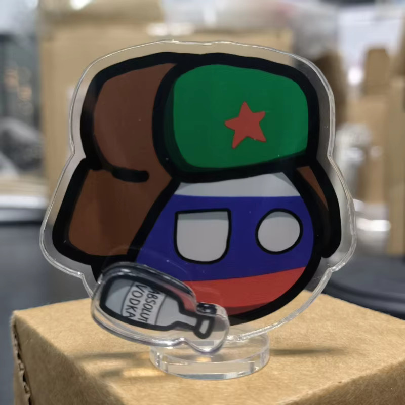 Tomoontoy Countryballs Acryl-Ständerpuppe, Ballfigur, 23 Stile - Bild 3