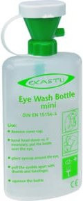 Ekastu Augenspülflasche Mini-Eco mit Trichter, transparent, 175 ml - Bild 1