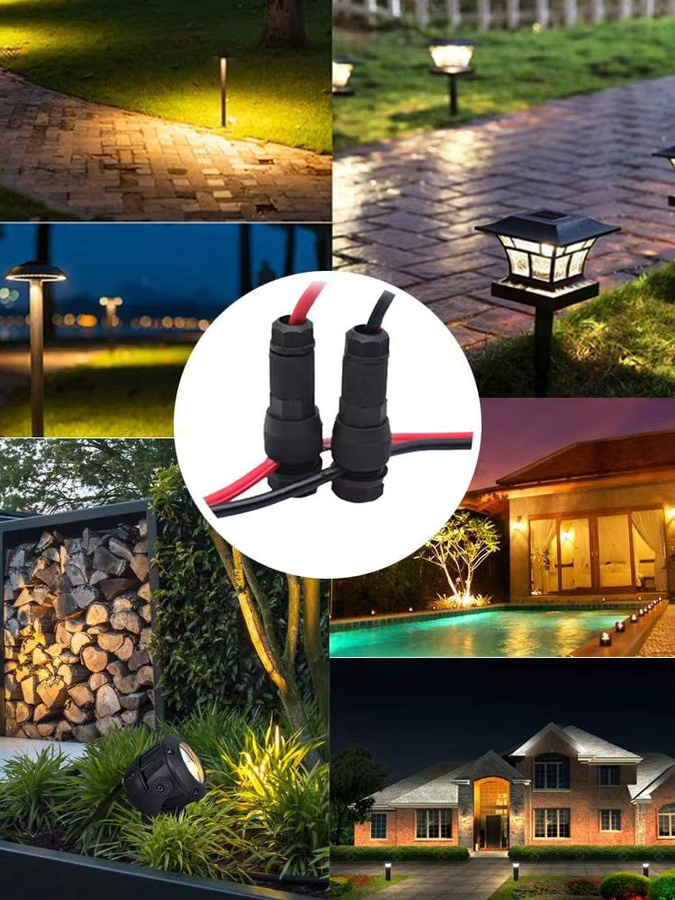 YXY 30er Pack Wasserdichte Kabelverbinder für Niederspannung DC12/24V Gartenbeleuchtung Easy Puncture Branch Connector - Bild 2