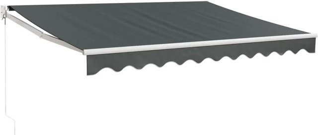 Furnicato Markise einziehbar in Anthrazit aus Aluminium und Polyester mit B/H: 3,5 x 2,5 m - Bild 1