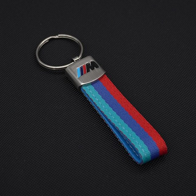BMW Schlüsselanhänger Leder, Blue, Unisex - Bild 1