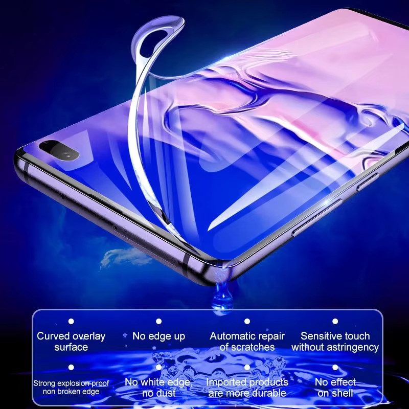 4er-Pack Hydrogel Display Schutzfolie für Samsung Galaxy S25 S24 S23 S22 S21 Plus Ultra und S23 FE, transparent - Bild 3