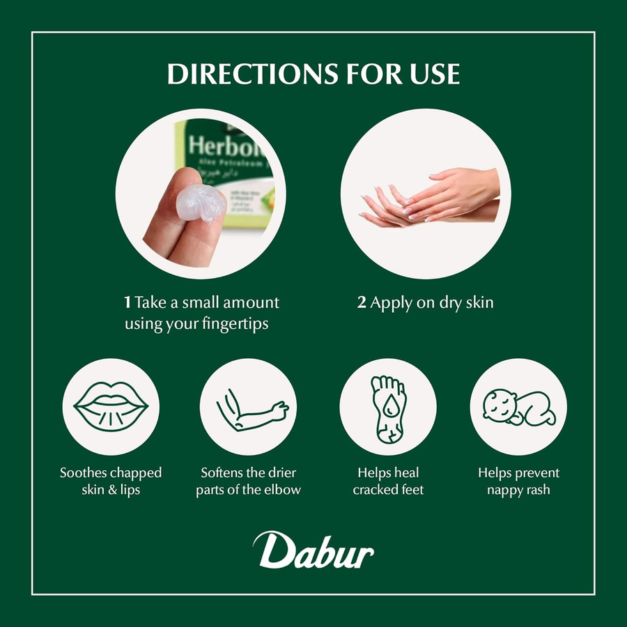 Dabur Herbolene Aloe Vera Balsam, 115 ml, Unisex - Bild 4