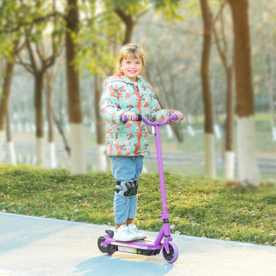 Aiyaplay Elektroroller für Kinder, violett, ab 6 Jahre - Bild 2