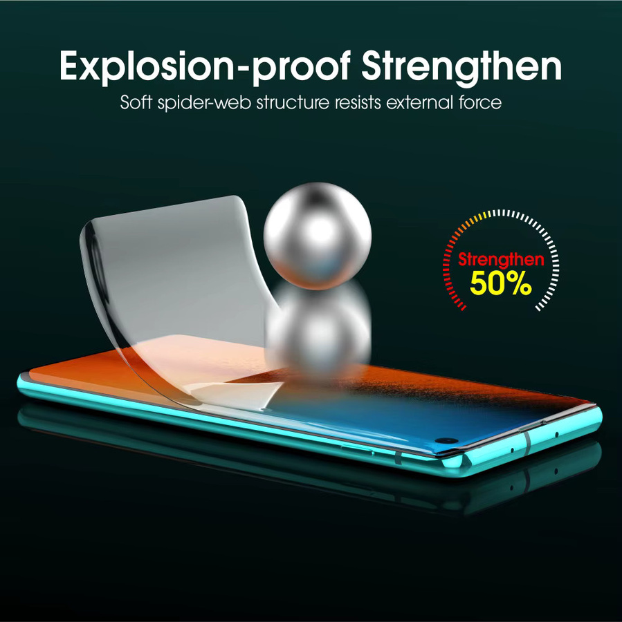 Vothoon 3D-Hydrogelfolie Displayschutzfolie für Samsung Galaxy S24 Ultra S23 Plus S22+ S21 S20 5G mit vollständiger Abdeckung, transparent - Bild 4