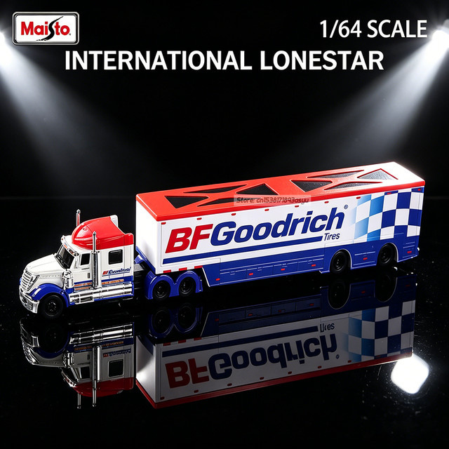 Maisto International LongStar MACK Anthem UP Transport, Druckguss-Simulationsmodell, 1:64, ab 8 Jahren - Bild 1