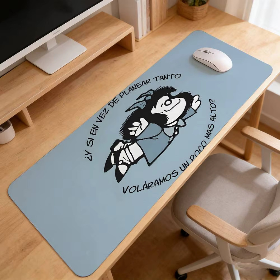 Mafalda Mauspad als große Schreibtischunterlage und Computermatte im Querformat - Bild 2
