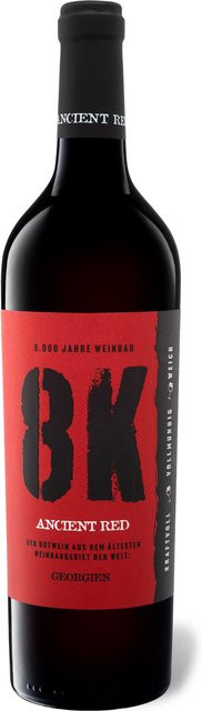 8K Ancient Red Saperavi halbtrocken Rotwein Georgien 0,75 l - Bild 1