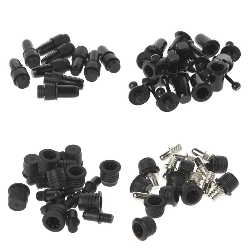 OOTDTY Lautsprecher Grill Peg Kit Pin Typ Netzabdeckung Schnallen Druckknopf Verschluss, 10 Stück, Schwarz - Bild 3