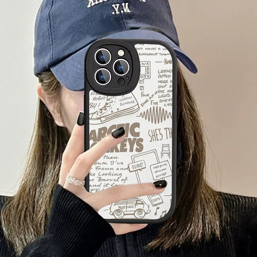 Arctic Monkeys Handyhülle aus Hartleder für iPhone Modelle - Bild 1