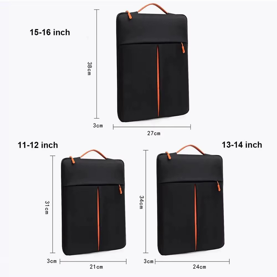 DAORANGE Laptop Handtasche stoßfeste Business Notebook Hülle für 13/15/16 Zoll Ultrabooks in Schwarz oder Pink - Bild 2