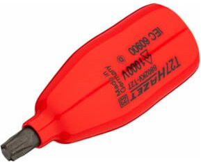 Hazet Schraubendreher-Steckschlüsseleinsatz 8802KV-T27 mit 3/8 Zoll Vierkant hohl und TX Profil T27 in Rot - Bild 1