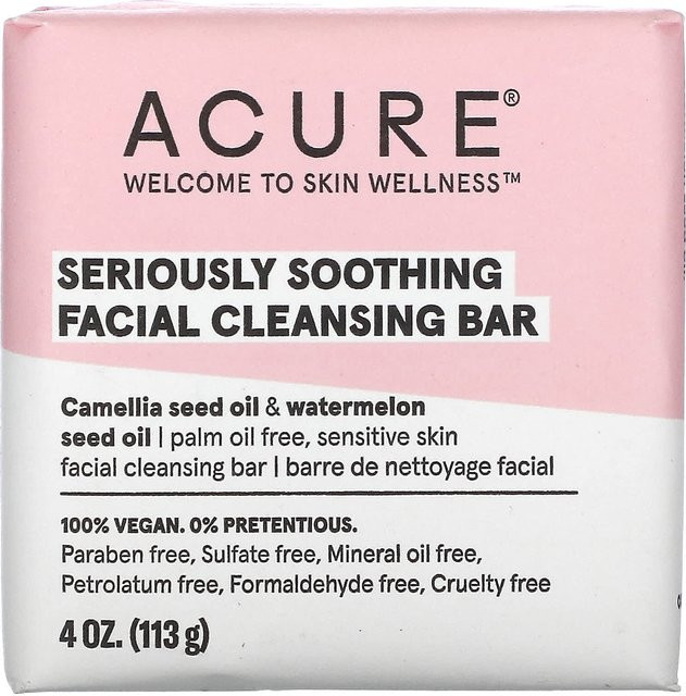 ACURE Seriously Soothing Gesichtsreinigungsriegel, 113 g, Empfindliche Haut - Bild 1