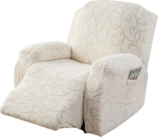 Elastischer Loungesessel-Bezug von Yiran Furniture in Grau aus Jacquard-Polyester für 1-Sitzer Sessel - Bild 1