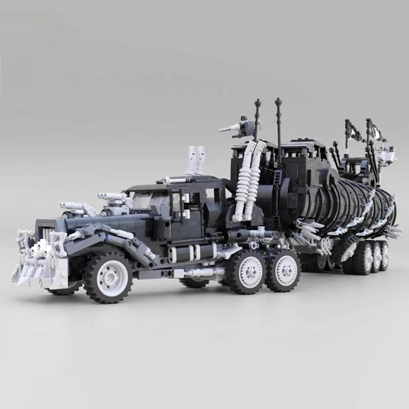 SixBricks Mad-Max Modifizierter Kriegs-LKW, Modellbausatz, Fahrzeuge - Bild 3