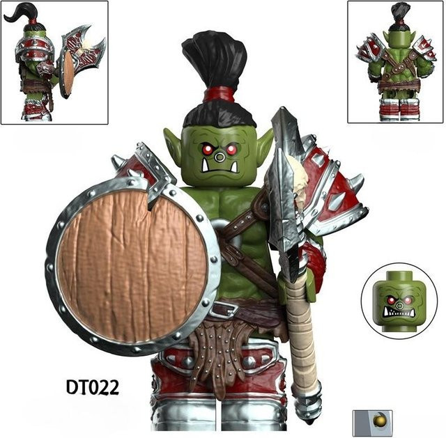 Goodluckygirl Mittelalterliche Orks, Modellbausteine, ab 6 Jahren - Bild 1