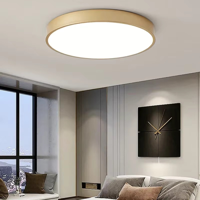 DAMIASMIL Moderne LED-Deckenleuchte in Weiß, runde Deckenlampe für Wohnzimmer, Esszimmer, Flur und Schlafzimmer - Bild 2
