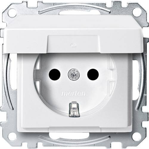 Merten Steckdose System M in Polarweiß MEG2310-0619 - Bild 1
