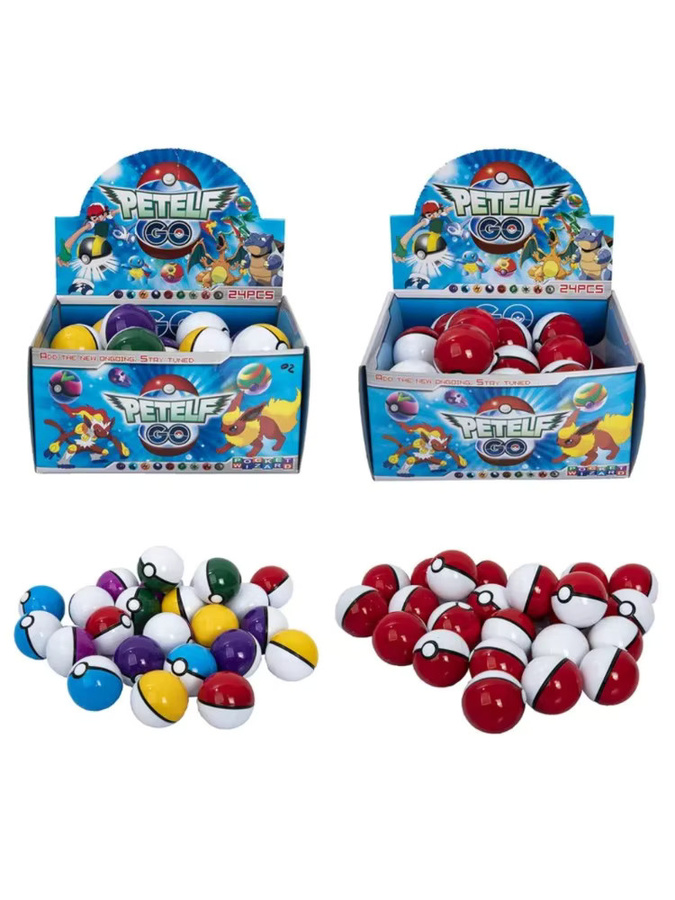 DUODUOBAO Pokémon PokeBall Modell, Anime Figur, 24-teiliges Set - Bild 3