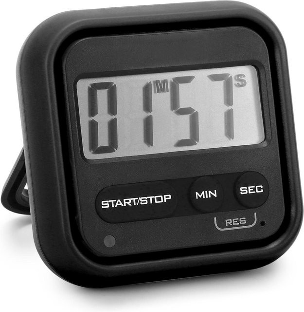 TOMTOP JMS Digitaler Küchentimer mit lautem Alarm und großem LCD-Display in Schwarz oder Grün - Bild 1