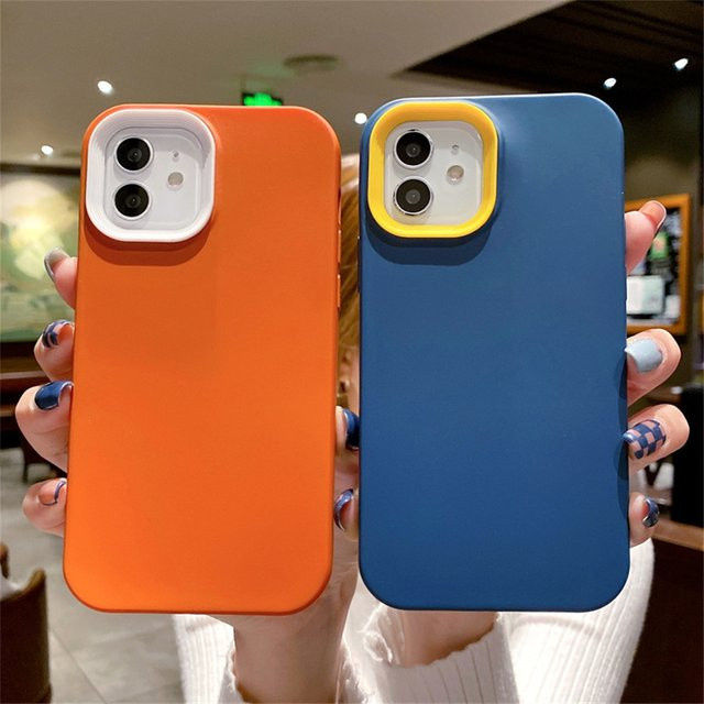 Mattierte Silikon Handyhülle TEXT ME für iPhone 15 14 13 12 11 Pro Max XS XR in Multicolor und Weiß aus weichem TPU - Bild 1