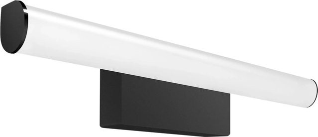 Kalb LED Spiegelleuchte Wandlampe Schwarz Rund Warmweiß IP44 - Bild 1