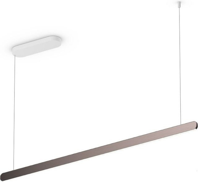 Occhio Mito linear volo 140 up LED-Pendelleuchte in Weiß matt mit Phantom-Ausführung und Occhio air Modul, dimmbar, max. Aufhängungshöhe 350 cm - Bild 1