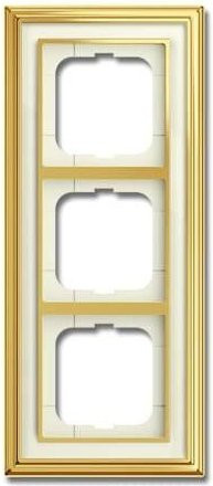 Busch-Jaeger 3fach Rahmen Dynasty in Gold 2CKA001754A4635 - Bild 1