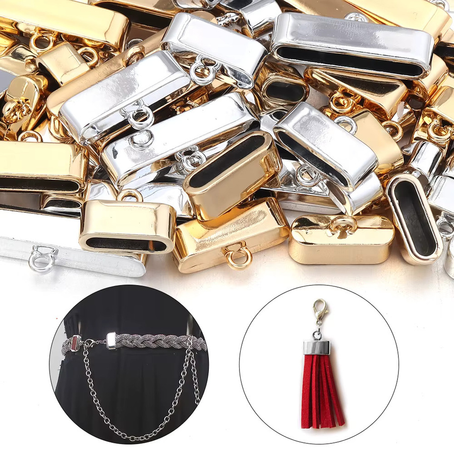 louleur Endverschlüsse Legierungsmetall, 10 Stück, Unisex - Bild 2