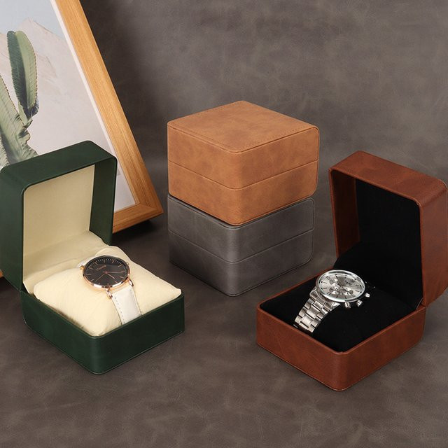 FancyWrist Uhren Box, PU Leder, Unisex - Bild 1