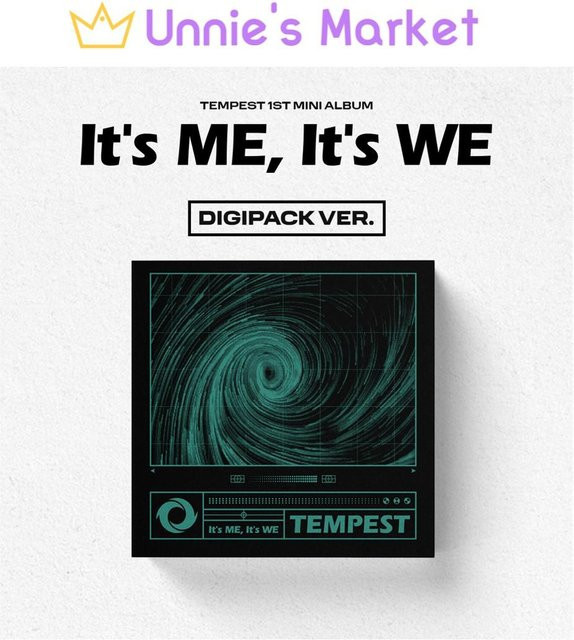 TEMPEST [It's ME, It's WE] 1. Mini-Album, Digipack-Version, black, CD - Bild 1