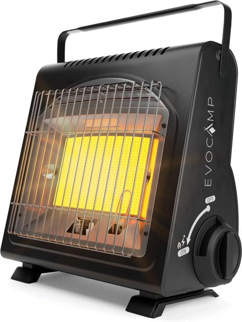 Evocamp Camping Gasheizung MSF-1a mit 1,7 kW Leistung, tragbar und mit Piezozündung für 227-g-Gaskartuschen - Bild 1