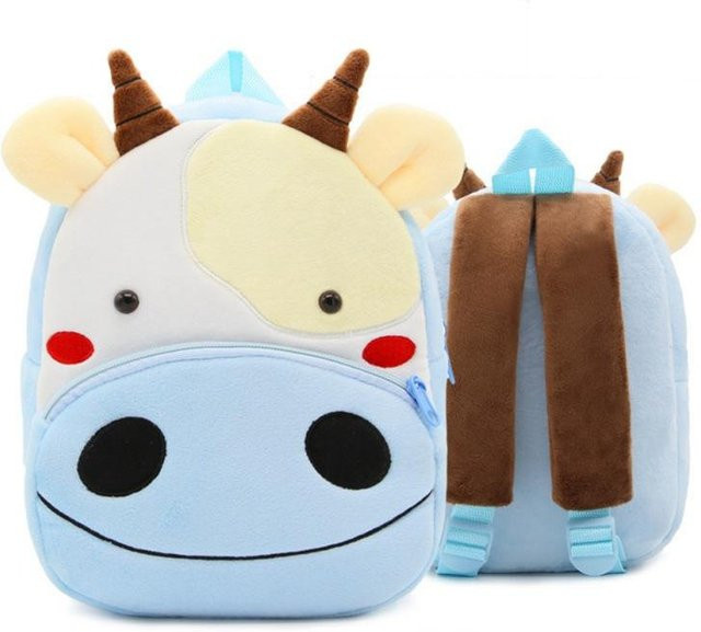 Kidsly Kinder Cartoon Tier Plüsch Rucksack, Plüsch süße Umhängetasche, 2-6 Jahre alt - Bild 1