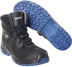 Mascot Sicherheitsstiefel S3 mit Schnürsenkel in Schwarz/Kornblau - Bild 1
