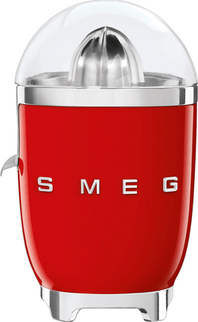 Smeg Zitruspresse CJF11RDEU in Rot mit Abschaltautomatik und spülmaschinenfesten Teilen - Bild 1
