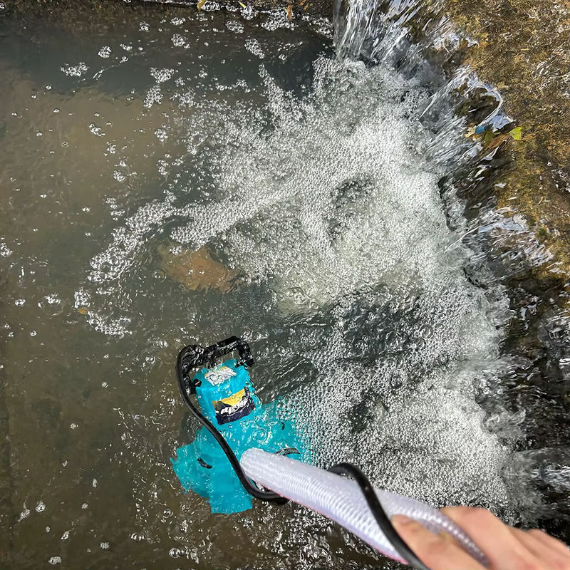 Makita Akku-Tauchpumpe für 18V Akkus als elektrische Schmutzwasserpumpe für Garten, Teich und Pool (Nur Werkzeug) - Bild 6