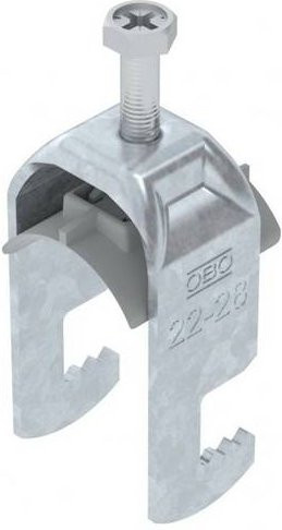 OBO Bettermann Bügelschelle 1187620 aus Kunststoff in Silber - Bild 1