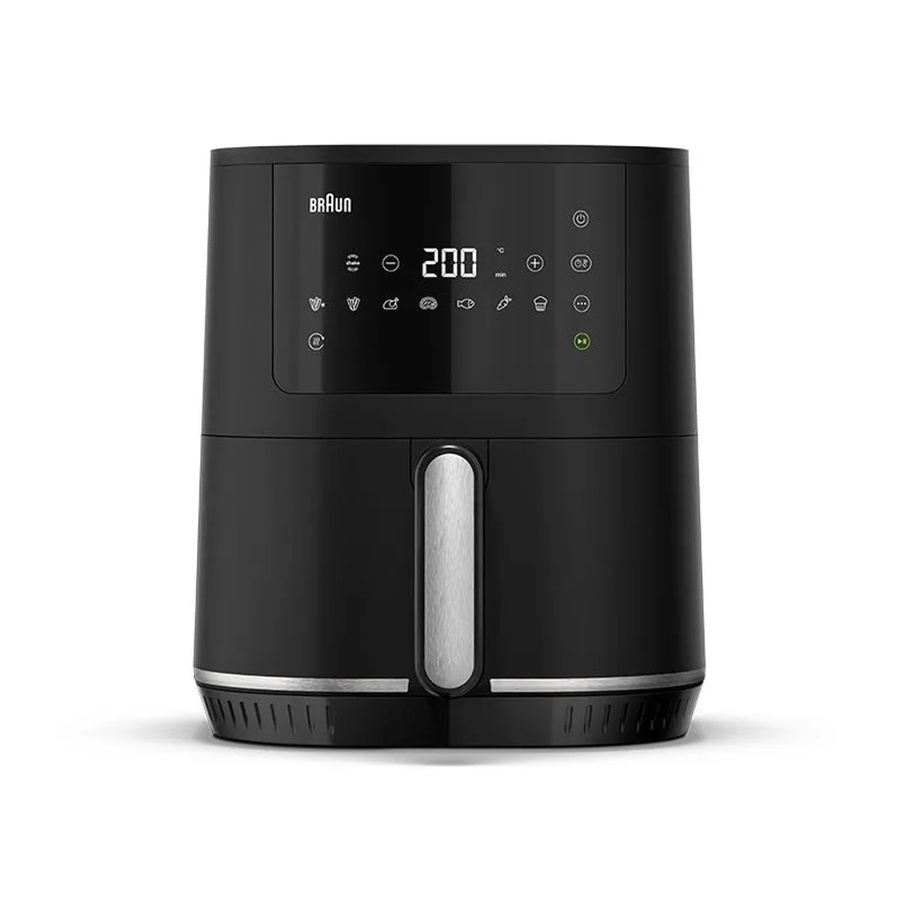 Braun MultiFry 3 HF 3030I BK Heißluftfritteuse Schwarz mit 4,3 l Fassungsvermögen - Bild 2