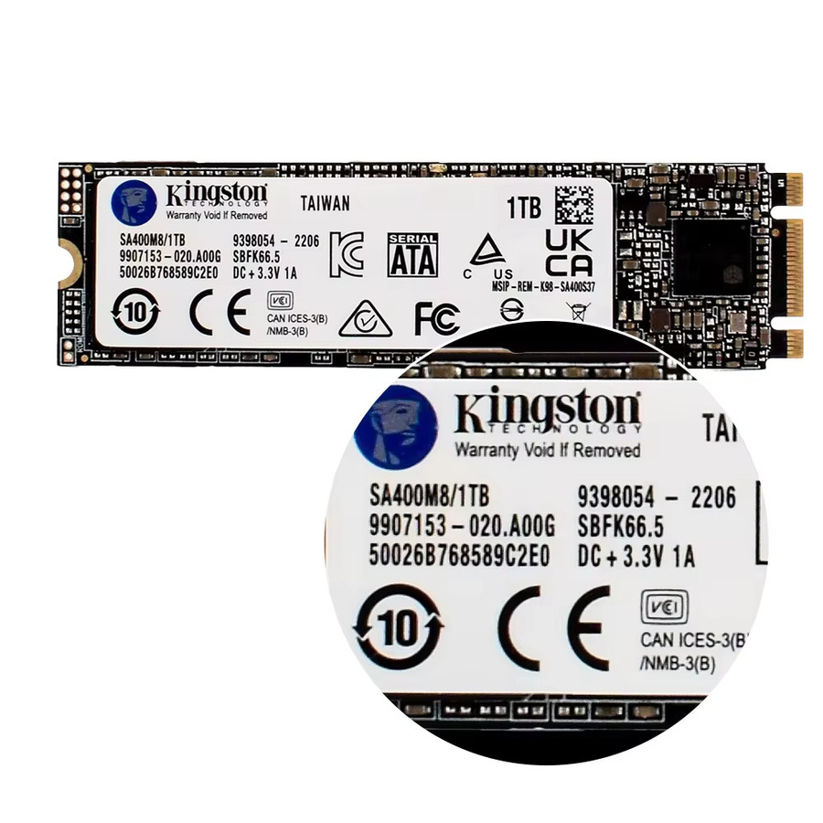 Kingston A400 NVMe M.2 2280 Interne Solid-State-Festplatte in Schwarz - Bild 4