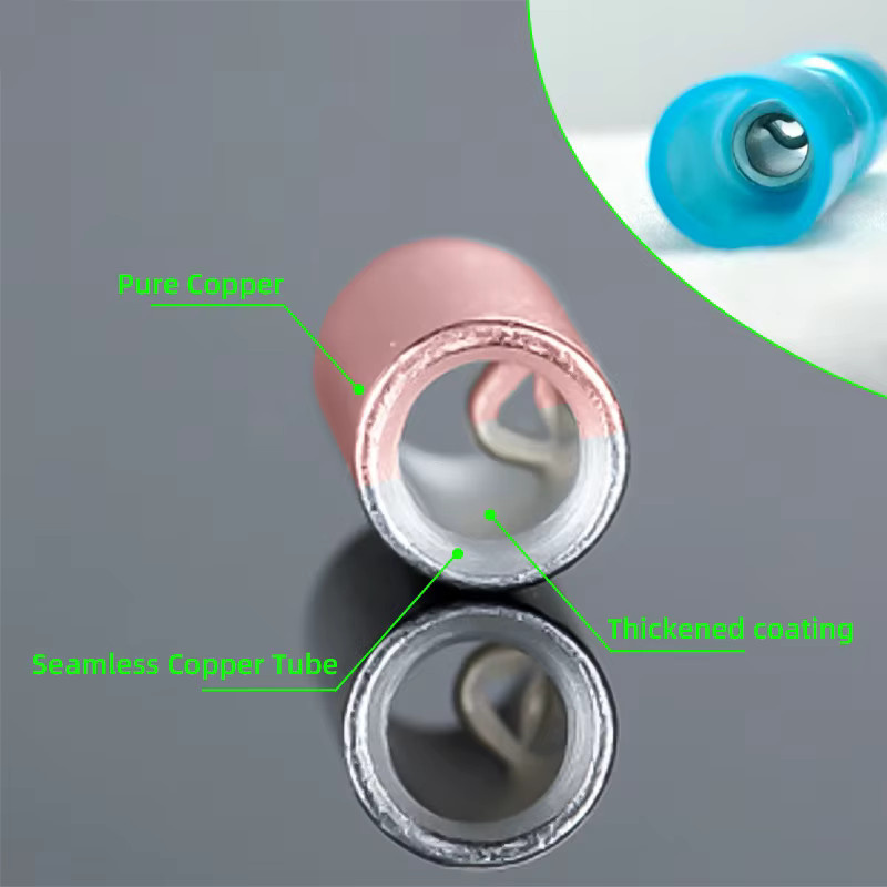 Wasserdichte und wärmeschrumpfbare isolierte Stoßverbinder aus reinem Kupfer für AWG24-10 Crimp-Anschlüsse BHT0.5/1.25/2/5.5 - Bild 2