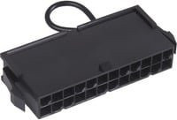 Alphacool Core ATX 24-Pin Überbrückungsstecker in Schwarz - Bild 1