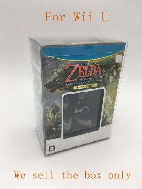 xunbeifang Transparente PET-Box für Nintendo Wii U For The Legend of Zelda: Twilight Princess Amiibo Display und Aufbewahrung - Bild 1