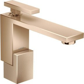 Hansgrohe Axor Edge Waschtisch-Einhebelmischer in Poliertes Rotgold mit Diamantschliff und 160mm Auslauf - Bild 1