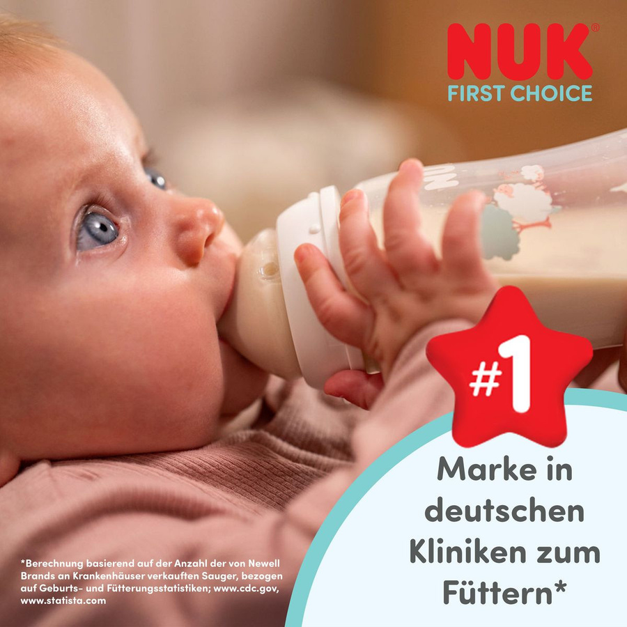NUK Trinksauger First Choice Plus Silikon 2er Pack transparent Grösse S - Bild 2