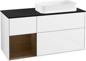 V&B Waschtischunterschrank Finion in Weiß lackiert, B/T: 120 x 60 cm - Bild 1
