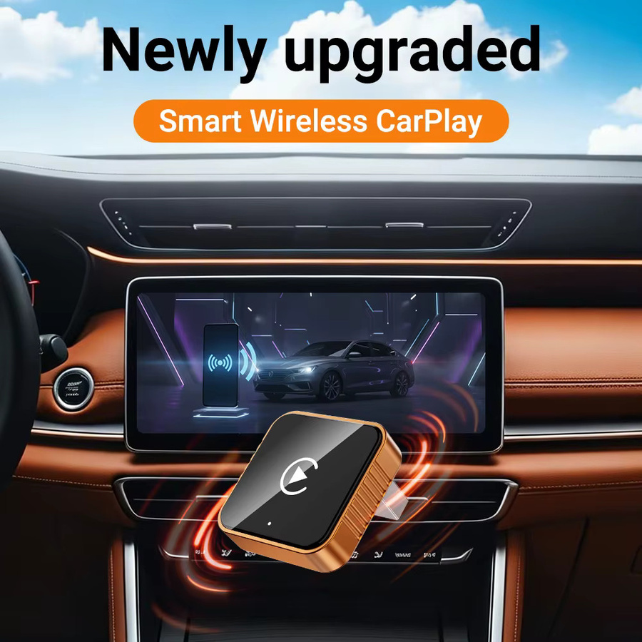 HANG JING 2-in-1 CarPlay und Android Auto Adapter für kabellose Verbindung mit niedriger Latenz kompatibel mit VW und Toyota - Bild 6