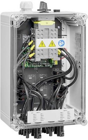Weidmüller Generatoranschlusskasten PVN DC 2I 1O 2MPP RD EVO 11 in Rot und Grau - Bild 1